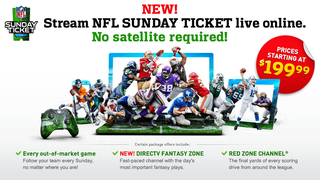 NFL Sunday Ticket Will Be Available Without Satellite Next Season (Updated)